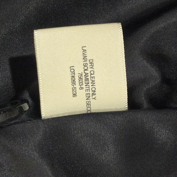 St Johns Bay Wool Cashmere Pea Coat Double Breasted Charcoal Petite Med - Picture 7 of 8